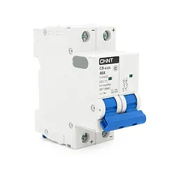 Автоматичний вимикач постійного струму CHNT CB-63DC 2P 40A, DC500V, 6kA, DIN, 86*36*49.5mm