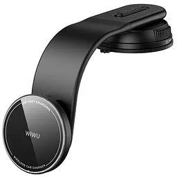 Автотримач із БЗУ CH-327 Universal Automatic 15W Black Wiwu teh0029280 - мініатюра 6