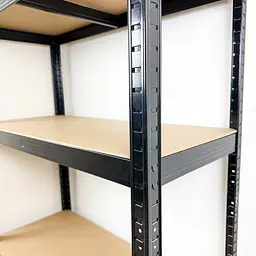 Стелаж 4P StrongShelf 180X90X40см чорний навантаження 175кг/полицю - мініатюра 9