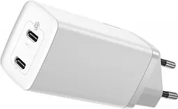 Адаптер живлення 65 W Baseus GaN2 Lite Quick Charger C+C CCGAN2L-E02