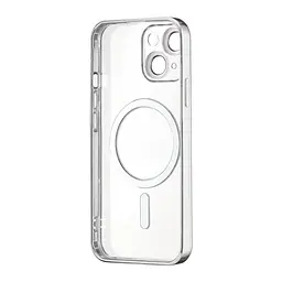 Чохол Ductil Metallic Edge with MagSafe (Protected Camera & Lens) iPhone 13 Silver - мініатюра 3