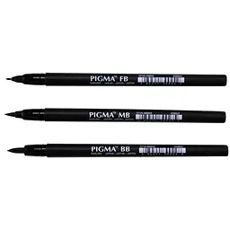Лінер-ручка Sakura PIGMA PEN Brush FB, чорний