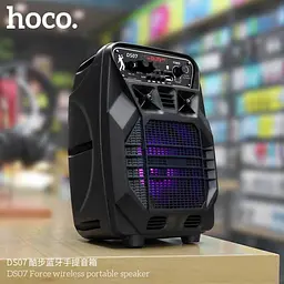 Вluetooth колонка HOCO DS07 black - мініатюра 7
