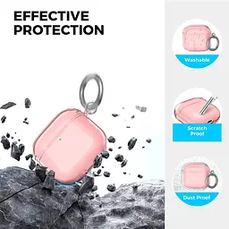 Чохол AhaStyle Silicone Case для Apple AirPods 4 Transparent Pink [CP-WG164-CPK] [133824] - мініатюра 4