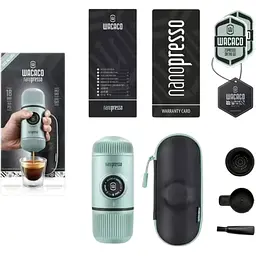 Портативна кавоварка Wacaco Nanopresso + Case Blue (WNANOBLUE) [168813] - мініатюра 2