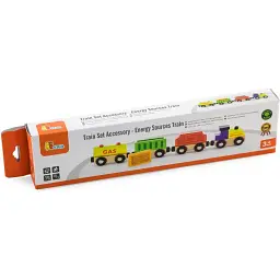 Набір для залізниці Viga Toys Вантажний поїзд з паливом (50820) - мініатюра 2
