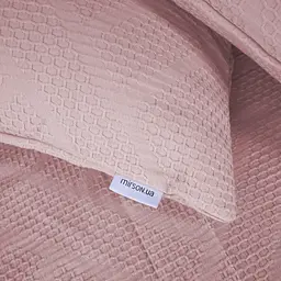 Постільна білизна MirSon №20-00 Waffle Powder 220х240 King Size (2200011032337) - мініатюра 2