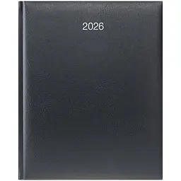 Щотижневик Brunnen 2026 Бюро Miradur чорний (73-761 60 906)
