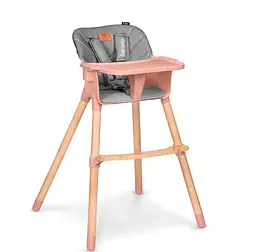 Стілець для годування Lionelo Koen pink rose рожевий (LO-KOEN PINK ROSE) - мініатюра 2