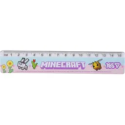 Лінійка Yes Minecraft Spring 15 см (370690)