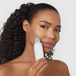Мікрострумовий скрабер для шкіри та усунення чорних точок GESKE MicroCurrent Skin Scrubber & Blackhead Remover 9 в 1 білий - мініатюра 7