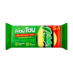 Губки кухонные Frau Tau Фантастическая пена 6 шт. (4820195507896)