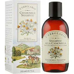 Шампунь L'Erbolario Shampoo Alla Camomilla з ромашкою 200 мл - мініатюра 2