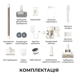 Бездротовий пилосос Dreame R10s Aqua - мініатюра 10