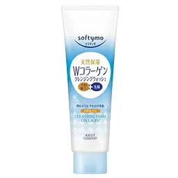 Японська пінка для вмивання та демакіяжу Kose Softymo Cleansing Wash Collagen з колагеном, 190 г