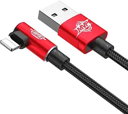 Кабель Baseus MVP Elbow Type Cable USB for IP 1.5 A 2 m Red (CALMVP-A09) - мініатюра 2