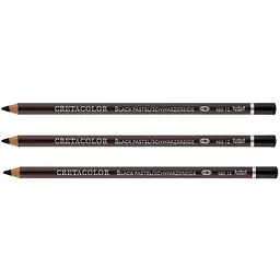 Набір олівців для рисунку Cretacolor Чорний 3 шт.