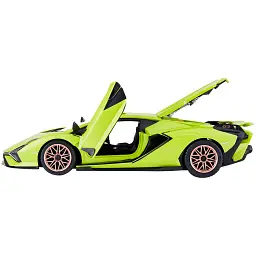 Машинка-конструктор Rastar Lamborghini Sian 1:18. Зелений - мініатюра 2