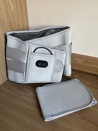 Масажний пояс ALLJOY AJHV2E10 з підігрівом вібрацією та акумулятором 10000 mAh сірий (SKU-104) - мініатюра 9