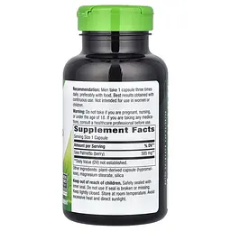 Ягоди пальметто Nature's Way Saw Palmetto Berries, 180 вегакапсул для підтримки передміхурової залози - мініатюра 2