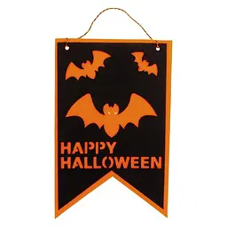 Декор прапор Кажани Happy Halloween