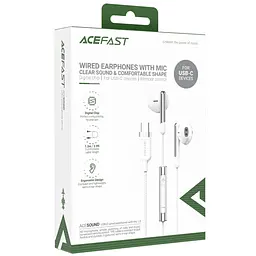 Навушники Acefast L3 Type-C/1.2 м White - мініатюра 3