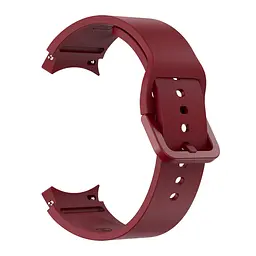 Браслет Color Angle для Samsung Galaxy Watch 5 - темно-червоний ширина кріплення 20мм силікон Watchbands (W29-6WB12227561) - мініатюра 3