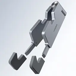 Підставка для смартфона HAGiBiS Desk Phone Holder ZZ5 Silver - мініатюра 2