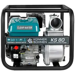 Мотопомпа для чистої води Konner&Sohnen KS 80