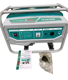 Генератор бензиновий BOSCH PM-AGR-3800M (3,5 кВт/3.8 кВт) Ручний запуск