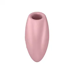Стимулятор Satisfyer Cutie Heart Light Red Вакуумний у вигляді серця, 7.7х7.5 см рожевий - мініатюра 3
