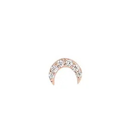 Сережка для хеліксу з червоного золота Luna Spark (з40107) - мініатюра 6