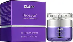 Крем для обличчя Klapp Repagen Hyaluron Selection 7 24 Hydra Cream, зволожуючий, 50 мл - мініатюра 2