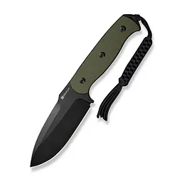 Ніж з фіксованим лезом Sencut Toxodon S24036-2 зелений, чорне лезо - мініатюра 5