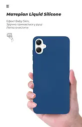 Чехол ArmorStandart ICON для Samsung A05 (A055) Dark Blue (ARM71802) - мініатюра 7