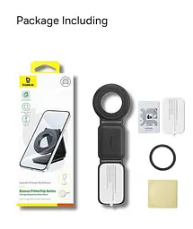 Автотримач Baseus PrimeTrip Series C02 Mega Magnetic Stick-on Version C40169002113-00 Black - мініатюра 9