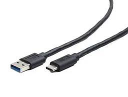 Кабель USB AM - Type-C, 0.5 м, чорний, Cablexpert, 3A (CCP-USB3-AMCM-0.5M)