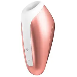 Вакуумний стимулятор клітора з вібрацією Satisfyer Love Breeze помаранчевий