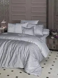 Постільна білизна Mirabel Gri Сатин Делюкс First Choice pbe0052015
