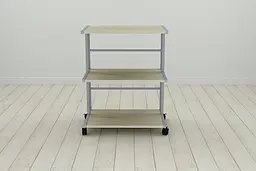 Етажерка на коліщатках Ferrum-decor Каміло 75x40x60 метал Сірий ДСП Дуб Сонома 16мм (FRD-102550) - мініатюра 3