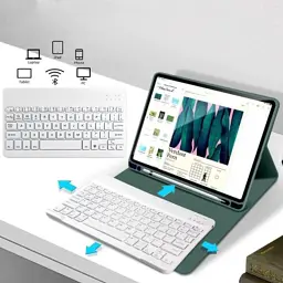 Чохол до планшета BeCover with keyboard Apple iPad Mini 6 2021 Dark Green (712987) - мініатюра 4