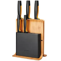 Набір кухонних ножів з бамбуковим блоком Fiskars Functional Form ™ 5 шт 1057552 - мініатюра 2