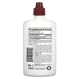 Грейпфрутові кісточки (GSE) Grapefruit Seed Extract GSE Liquid Concentrate 118 мл Nutribiotic vit0006084 - мініатюра 2
