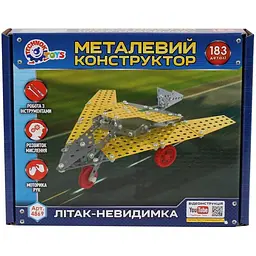 Конструктор ТехноК 4869 - Літак-невидимка 183 елементи - мініатюра 2