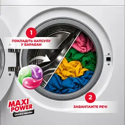 Капсули для прання Maxi Power Flower Wind 11 шт. - мініатюра 3