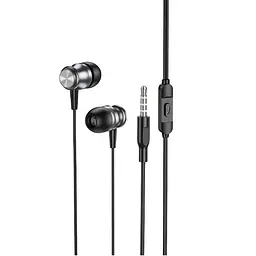 Навушники Borofone BM75 Platinum металеві універсальні earphones with microphone 1.2m (сірий) - мініатюра 2