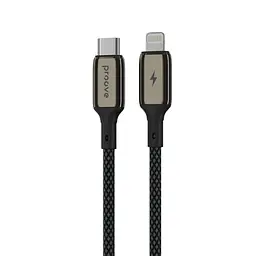 Кабель Proove Dense Metal Type-C to Lightning 27W (1m) black (CCDM27002101) - мініатюра 1