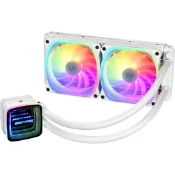Система рідинного охолодження Enermax Aquafusion ADV 240 White ARGB (ELC-AQFA240-SQA-W) - мініатюра 6