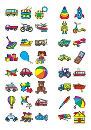 English for Kids. Іграшки і транспорт. Toys and Transport - Лариса Зінов'єва - мініатюра 5