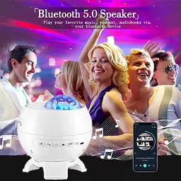 Проектор-нічник Magic Star E12B 2400 mAh White - мініатюра 6